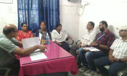 राष्ट्रीय कृमि मुक्ति दिवस की सफलता को लेकर किया गया बैठक ।
