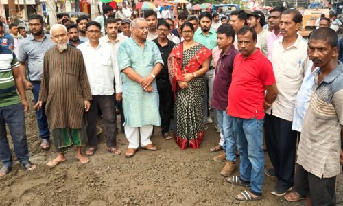 शहर के राजेंद्र पथ का उपमुख्यमंत्री ने किया निरीक्षण