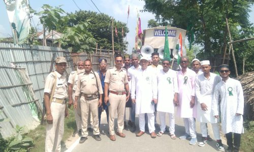 पैगंबर मोहम्मद साहब की जयंती पर निकाला गया जुलूस- ए- मोहम्मदी ।