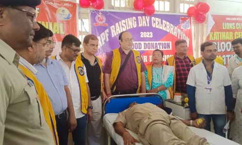 रेलवे अस्पताल में  रक्तदान शिविर का हुआ आयोजन ।