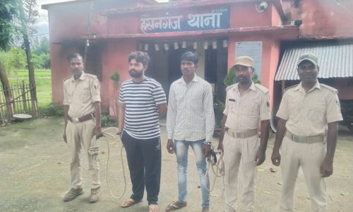 मारपीट मामले में फरार आरोपी व एक शराबी को पुलिस ने किया गिरफ्तार