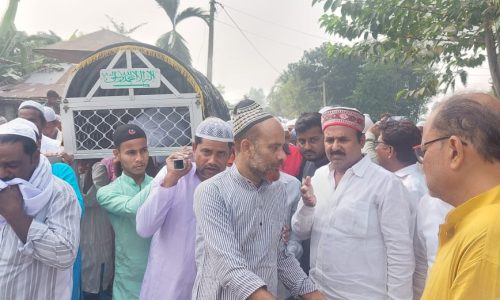मुखिया पति की मौत पर कांग्रेस जिला अध्यक्ष ने किया शोक व्यक्त