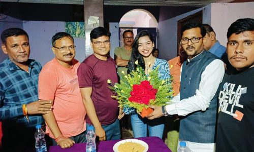 एसटी आयोग के अध्यक्ष ने श्रेया को शुभकामना दी
