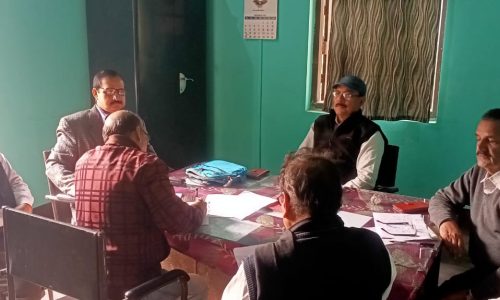 पीजी हेड ने मनिहारी महाविद्यालय का किया औचक निरीक्षण