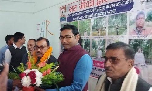 मनरेगा कार्यालय में पदस्थापित पिऔ के विदाई सह नए पिऔ के स्वागत कार्यक्रम का हुआ आयोजन।