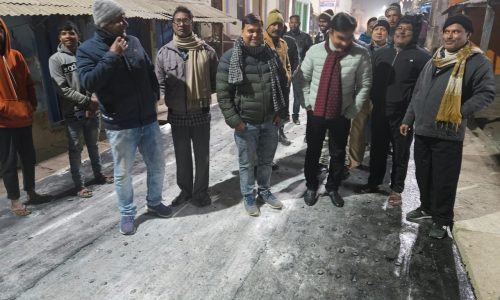 खंरवास खत्म होते ही नगर में सड़कों का कार्य प्रारंभ