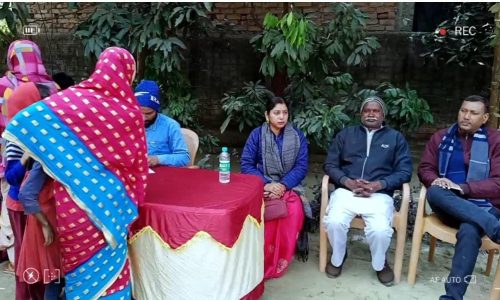 वनवासी कल्याण आश्रम छात्रावास में स्वास्थ्य शिविर का आयोजन