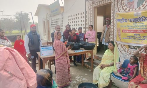 फाइलेरिया से ग्रसित मरीज एमडीए कार्यक्रम में लोगों को दवा सेवन के लिए कर रहे हैं जागरूक