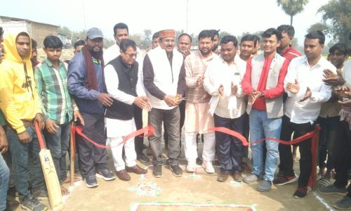 डीसीसी युवा क्रिकेट क्लब की अगुवाई में एक दिवसीय डे-नाइट क्रिकेट टूर्नामेंट का हुआ शुभारंभ।