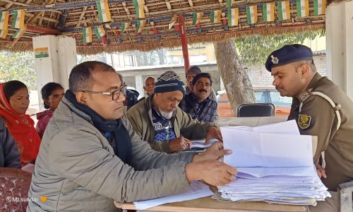 जनता दरबार में दर्ज नौ मामलों में पांच मामलों का हुआ निष्पादन