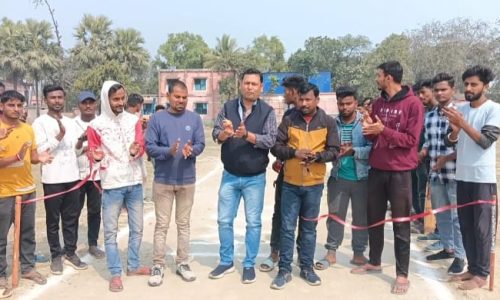 क्रिकेट टूर्नामेंट का हुआ आयोजन हसनगंज की टीम ने जीत हासिल किया
