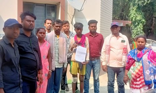 मारपीट कर घायल किया, पीड़िता ने थाने में दिया आवेदन