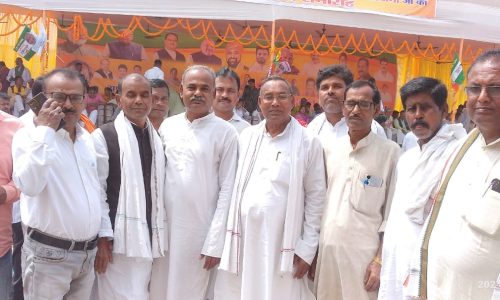आशीर्वाद सभा में कदवा से भाजपा एवं जदयू के कार्यकर्ताओं ने लिया भाग