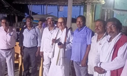 जनसंपर्क अभियान में मनिहारी पहुंचे कांग्रेस प्रत्याशी