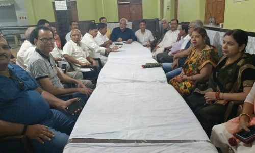 परशुराम जयंती महोत्सव के  आयोजन की तैयारी के लिये  बैठक आयोजित