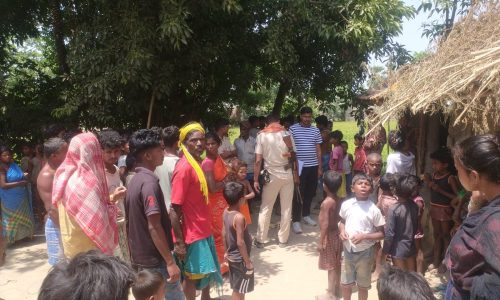 पत्नी का हत्यारा गिरफ्तार, घटनास्थल से रड का पाइप बरामद।