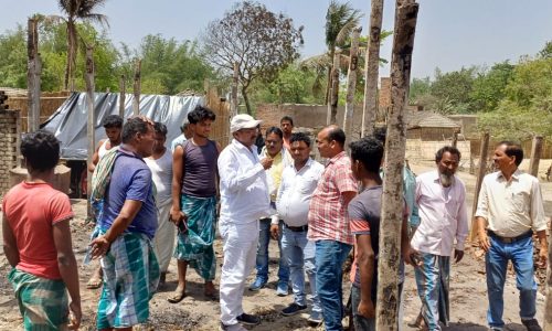 अगलगी की घटना से अमदाबाद के ग्रामीण इलाक़े में फैला दहसत, छाया सन्नाटा