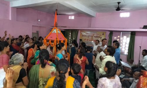 श्री आनंदमूर्ति का जन्म 103 वें जन्मोत्सव आनंद पूर्णिमा महोत्सव धूमधाम से मनाया अखण्ड संकीर्तन,नारायण सेवा, शोभा यात्रा में बडी़ संख्या में लोगों ने लिया भाग