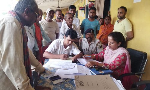 आयोजित जनता दरबार में कुल सौलह मामलों में से पांच का निष्पादन।