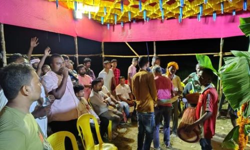 मनसाही के काशीपुर फुलहरा में कर्मा पर्व का भव्य आयोजन