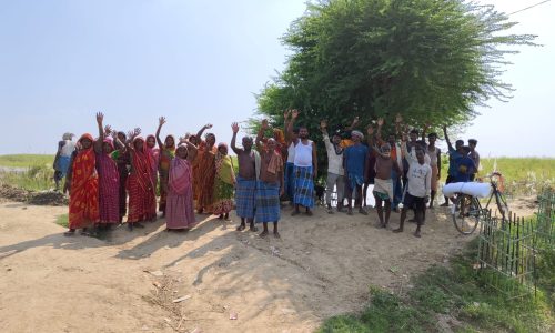 बरारी के दक्षिणी भंडारतल पंचायत में बाढ़ का खतरा, मनरेगा से बने रिंग बांध पर संकट
