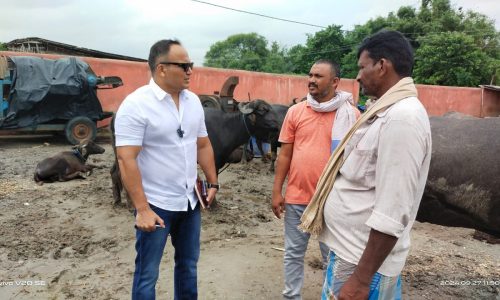 आईजी शिवदीप लांडे का मनिहारी दौरा, अपराध नियंत्रण पर ग्रामीणों से चर्चा