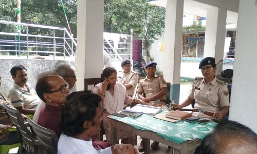 रोशना थाना में दुर्गा पूजा को लेकर शांति समिति की हुई बैठक