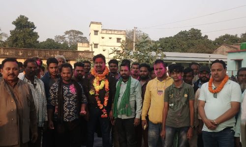 प्राणपुर में शांतिपूर्ण तरीके से हुई मतगणना ,विजेताओं को मिला प्रमाण पत्र