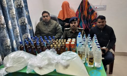 88 लीटर शराब के साथ दो तस्कर को पुलिस ने किया गिरफ्तार।