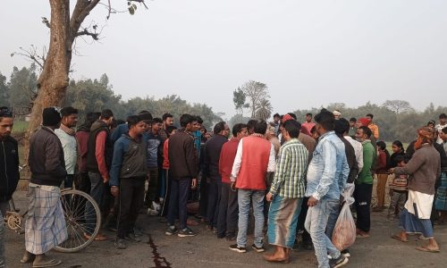 सड़क हादसे में एक की मौत एक जख्मी।
