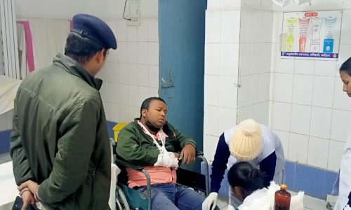 अनियंत्रित टोटो पलटा, चालक जख्मी