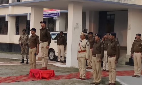 मनिहारी पहुंचे  डीआईजी, पुलिस कार्यालय का किया निरीक्षण।