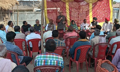 बरारी विधानसभा का सांसद ने किया भ्रमण एनडीए सरकार पर साधा निशाना