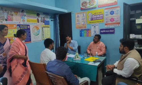 वैलनेस सेंटर का मूल्यांकन हेतु बैठक का हुआ आयोजन।