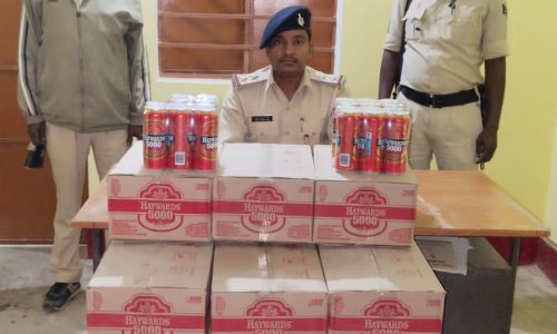 180 लीटर अंग्रेजी शराब के साथ एक तस्कर को पुलिस ने किया गिरफ्तार