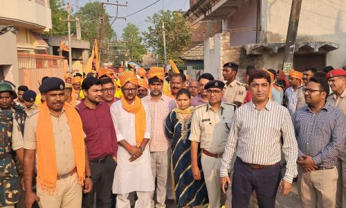रामनवमी पर मनिहारी में निकली भव्य शोभा यात्रा, रामभक्ति में डूबा पूरा शहर