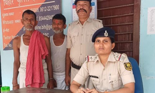 दो वारंटी को पुलिस ने किया गिरफ्तार भेजा जेल
