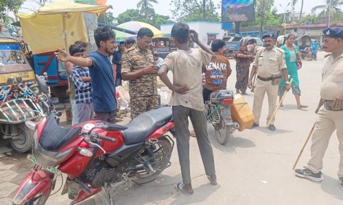 मनिहारी में वाहन जांच अभियान, 23 वाहनों से वसूला गया 1.17 लाख रुपये जुर्माना