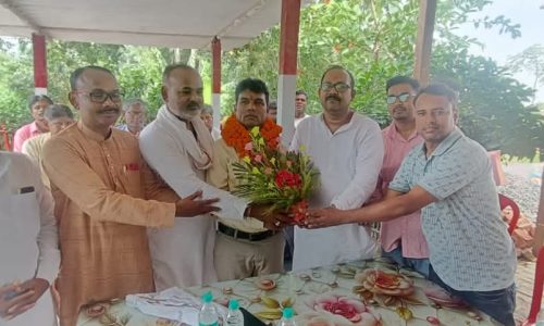जदयू के अनुसुचित जाति प्रकोष्ठ जिला अध्यक्ष का किया अभिनंदन