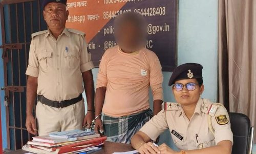 पूर्व कांड में दर्ज आरोपी को पुलिस ने किया गिरफ्तार