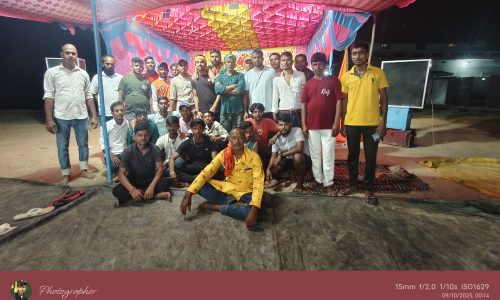 वृंदावन से आए विवेक सागर दास ने भागवत कथा पर कृष्ण सुदामा का दोस्ती का किया वर्णन