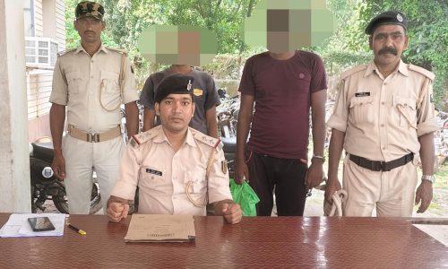 मनिहारी पुलिस की कार्रवाई में दो वारंटी गिरफ्तार