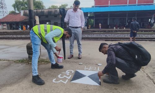कुर्सेला-बिहारीगंज रेलवे लाइन सर्वे के लिए कोलकाता से पहुंची टीम।