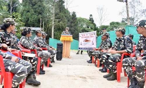 8वीं वाहिनी सशस्त्र सीमा बल खपरैल में हिंदी पखवाडा सप्ताह आयोजित