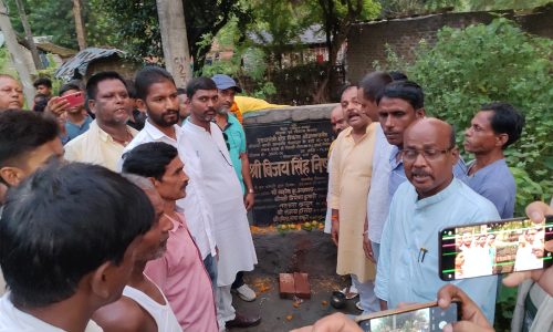 विधायक विजय सिंह ने 23 लाख की दो योजनाओं का किया शिलान्यास