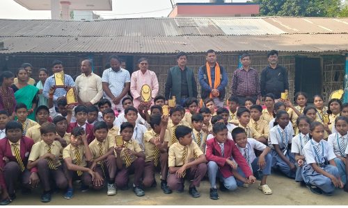 बाल दिवस पर खेल प्रतियोगिता का हुआ आयोजन