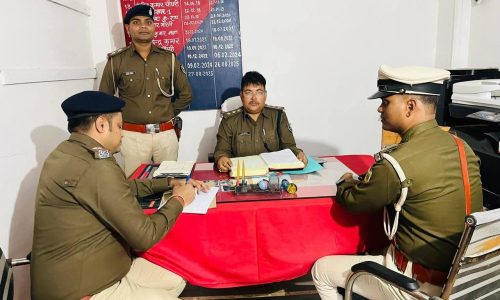 सेमापुर थाना का अनुमंडल पुलिस पदाधिकारी द्वारा निरीक्षण