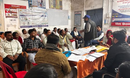 कुर्सेला प्राथमिक स्वास्थ्य केंद्र में पल्स पोलियो प्रशिक्षण सह समीक्षा बैठक संपन्न