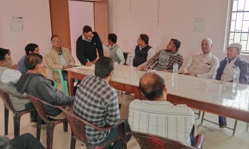 ई-किसान भवन में प्रखंड स्तरीय उर्वरक निगरानी समिति की बैठक सम्पन्न।