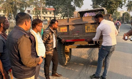 जिला परिवहन विभाग ने जांच अभियान में  वाहन चालक एवं स्वामियों को रिफ्लेक्टिव टेप लगाने हेतु किया जागरूक